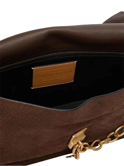 Borsa in pelle con catena Tommy Hilfiger | AW0AW19204GUG